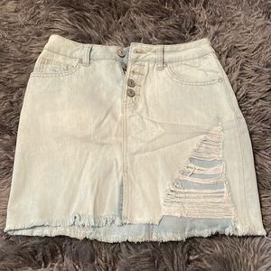 Vintage Reunion denim skirt
